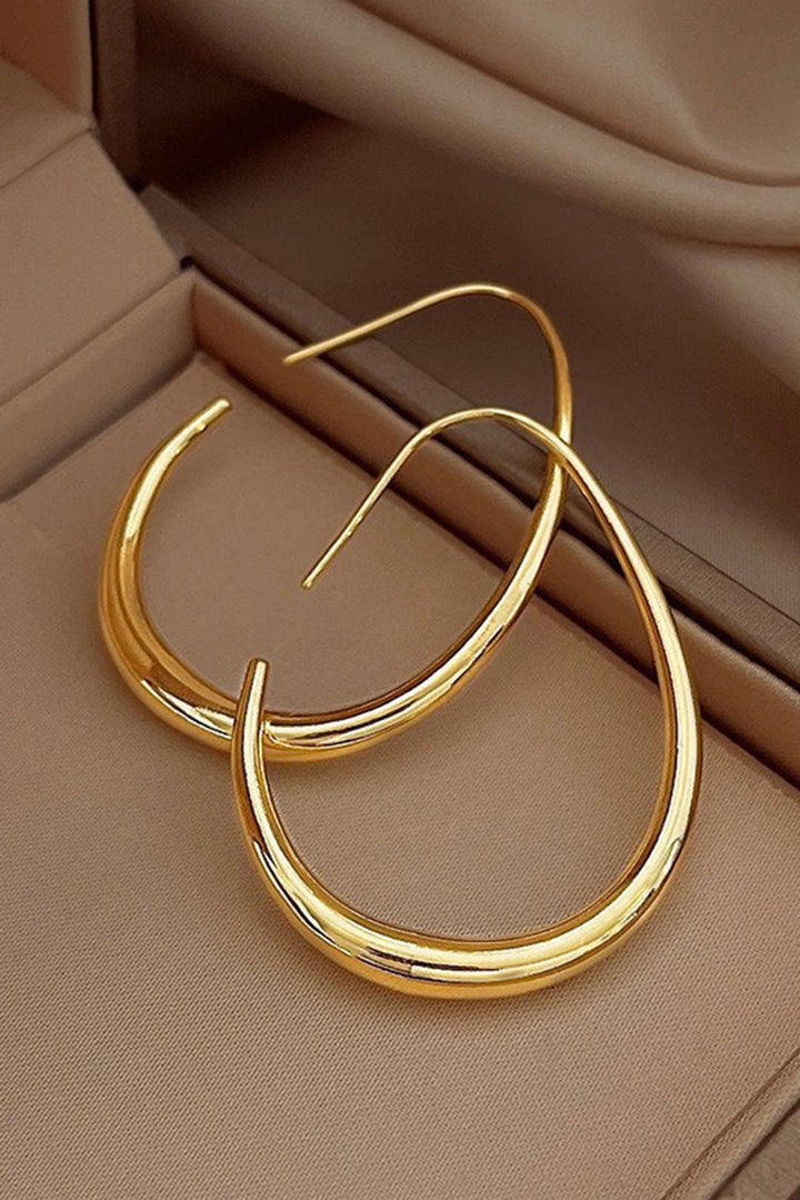 Ovalni Metalni Naušnice